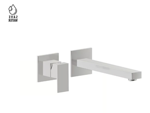 ERGO-Q - 2 hole wall-mounted single handle washbasin mixer - Tap by Newform