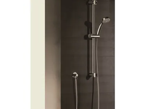 EXTRO - Shower wallbar with hand shower with hose - Shower by Newform