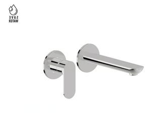 EXTRO - Wall-mounted single handle washbasin mixer without waste - Tap by Newform
