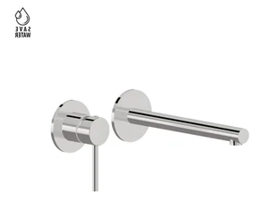 MINI-X - 2 hole wall-mounted single handle washbasin mixer - Tap by Newform