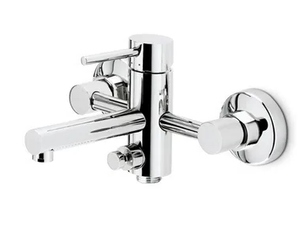 MINI-X - Wall-mounted single handle bathtub mixer with diverter - Tap by Newform