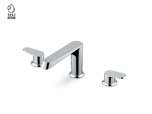 NIO - 3 hole countertop washbasin tap - Tap by Newform