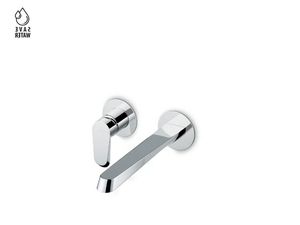 NIO - Wall-mounted single handle washbasin mixer without waste - Tap by Newform
