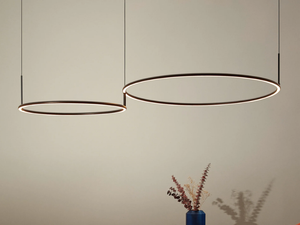 AROS DOUBLE - LED aluminium pendant lamp - Ceiling lamp by Nexia