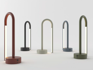 MINI BOW - LED aluminium table lamp with USB charging - Table lamp by Nexia