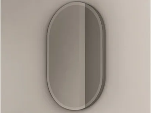 PASTILLE - Oval mirror with integrated lighting - Sanitary accessories by Nic