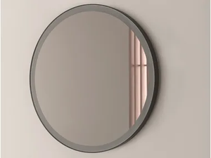 PASTILLE - Round mirror with integrated lighting - Sanitary accessories by Nic