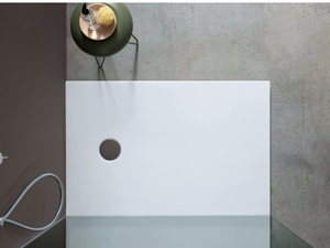 PIANO - Rectangular ceramic shower tray - Shower tray by Nic