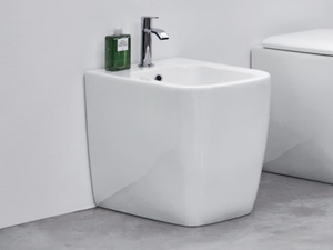 SEMPLICE - Floor mounted ceramic bidet - Toilet seat by Nic