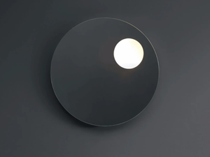 SHADOW - Round wall-mounted mirror with integrated lighting - Sanitary accessories by Nic