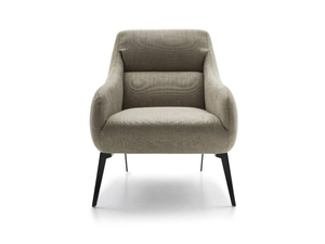 DIA - Fabric easy chair with armrests - Armchair by NICOLINE