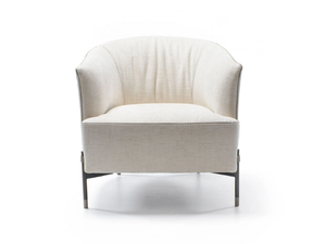 DIGA - Fabric easy chair with armrests - Armchair by NICOLINE