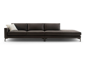 NAUSICAA - 3 seater leather sofa - Sofa by NICOLINE