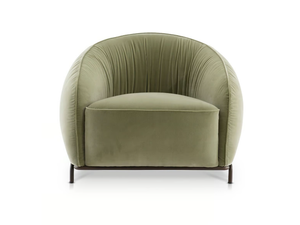 NEST - Fabric easy chair with armrests - Armchair by NICOLINE