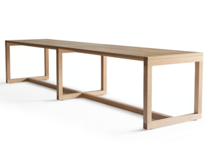 FRAME - Rectangular solid wood table - Table by Nikari