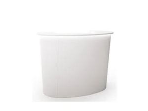 PANDORA SLIM - Reception desk with Built-In Lights - Desk by Nilo