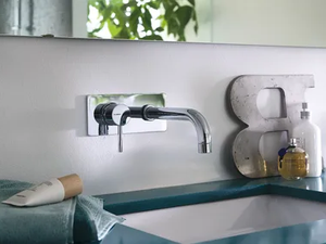 LIVE - Wall-mounted washbasin mixer - Tap by Nobili