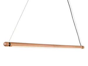 LINEA H - LED oak pendant lamp - Ceiling lamp by Nomon