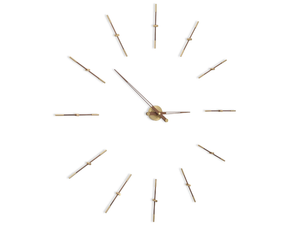 MERLIN - Wall-mounted wood and metal clock - Accessories by Nomon