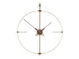 MINI BILBAO PREMIUM - Wall-mounted wooden clock - Styling by Nomon