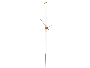 PENDULO - Wall-mounted brass clock - Styling by Nomon