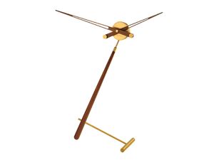 PUNTERO - Table-top wooden and brass clock - Styling by Nomon