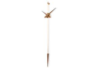 PUNTO Y COMA - Wall-mounted brass clock - Styling by Nomon