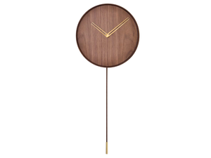 SWING - Pendulum wall-mounted wooden clock - Styling by Nomon