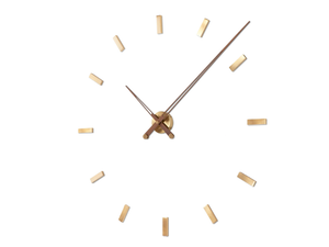 TACON - Wall-mounted brass clock - Styling by Nomon