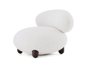 FLOCK - Fabric easy chair - Armchair by NOOM