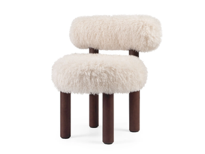 GROPIUS CS2 FLUFFY EDITION - Upholstered fake fur chair - Chair by NOOM