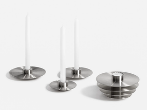 ORB CS2 - Set of 7 stainless steel candle holders - Styling by NOOM