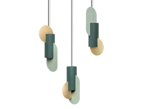 SUPREMATIC CS5 THREE LAMP SET - LED metal pendant lamp - Ceiling lamp by NOOM