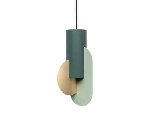 SUPREMATIC THREE CS5 - LED brass pendant lamp - Ceiling lamp by NOOM