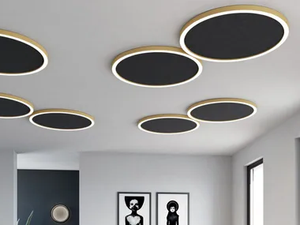 HALOS ACOUSTIC - LED acoustic wall lamp - Wall lamp by Novalux