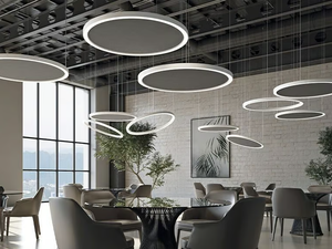 HALOS ACOUSTIC - LED pendant lamp - Ceiling lamp by Novalux
