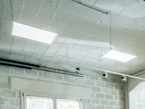 THE PANEL 2 - Powder coated aluminium pendant lamp / ceiling lamp - Ceiling lamp by Novalux
