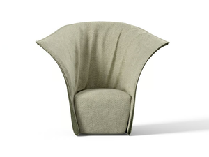 ARTICHOKE - Upholstered armchair with armrests - Armchair by Novamobili