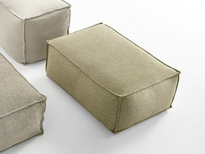CHICO - Upholstered rectangular pouf - Pouf by Novamobili