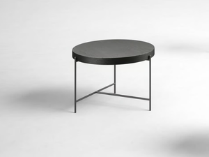 GLOBE - Low round wooden coffee table - Coffee table by Novamobili