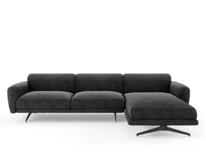NOA - Sectional fabric sofa with chaise longue - Sofa by Novamobili