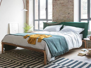 PARK - Double bed with upholstered headboard - Bed frame by Novamobili