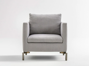 REEF - Upholstered fabric armchair with armrests - Armchair by Novamobili