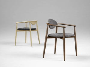 ROSE - Wooden chair with armrests - Chair by Novamobili