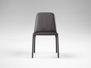 TIME - Upholstered chair with removable cover - Chair by Novamobili