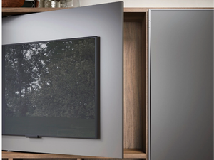 TV panel - TV cabinet with shelves - Cabinet by Novamobili