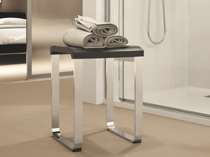 Bathroom stool - Acrylic bathroom stool - Stool by NOVELLINI