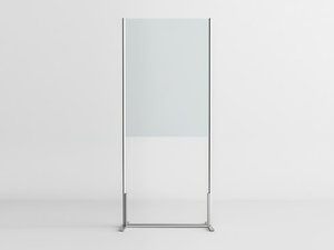 BESAFE WALL - Free standing glass and aluminium screen - Screens by NOVELLINI