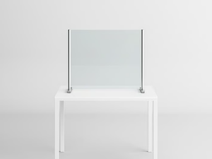 BESAFE WALL - Glass and aluminium desktop screen - Screens by NOVELLINI