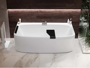DIVINA W - Hydromassage rectangular bathtub - Bathtub by NOVELLINI